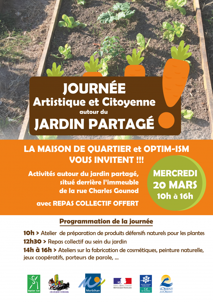 Affiche journée Artistique et Citoyenne Jardin Partagé-Bois_du_Château