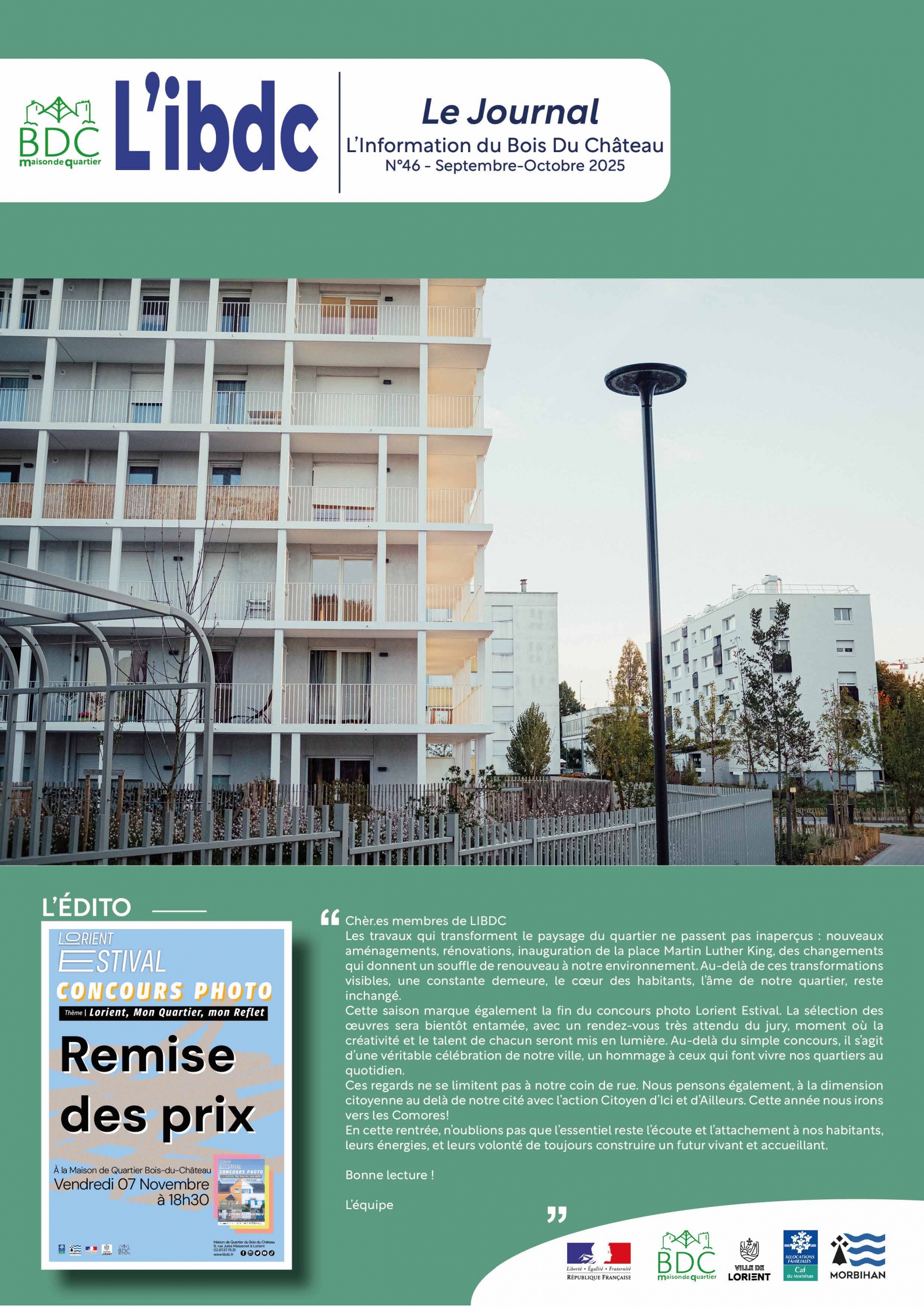 JOURNAL L'IBDC - L'information de Bois du Château